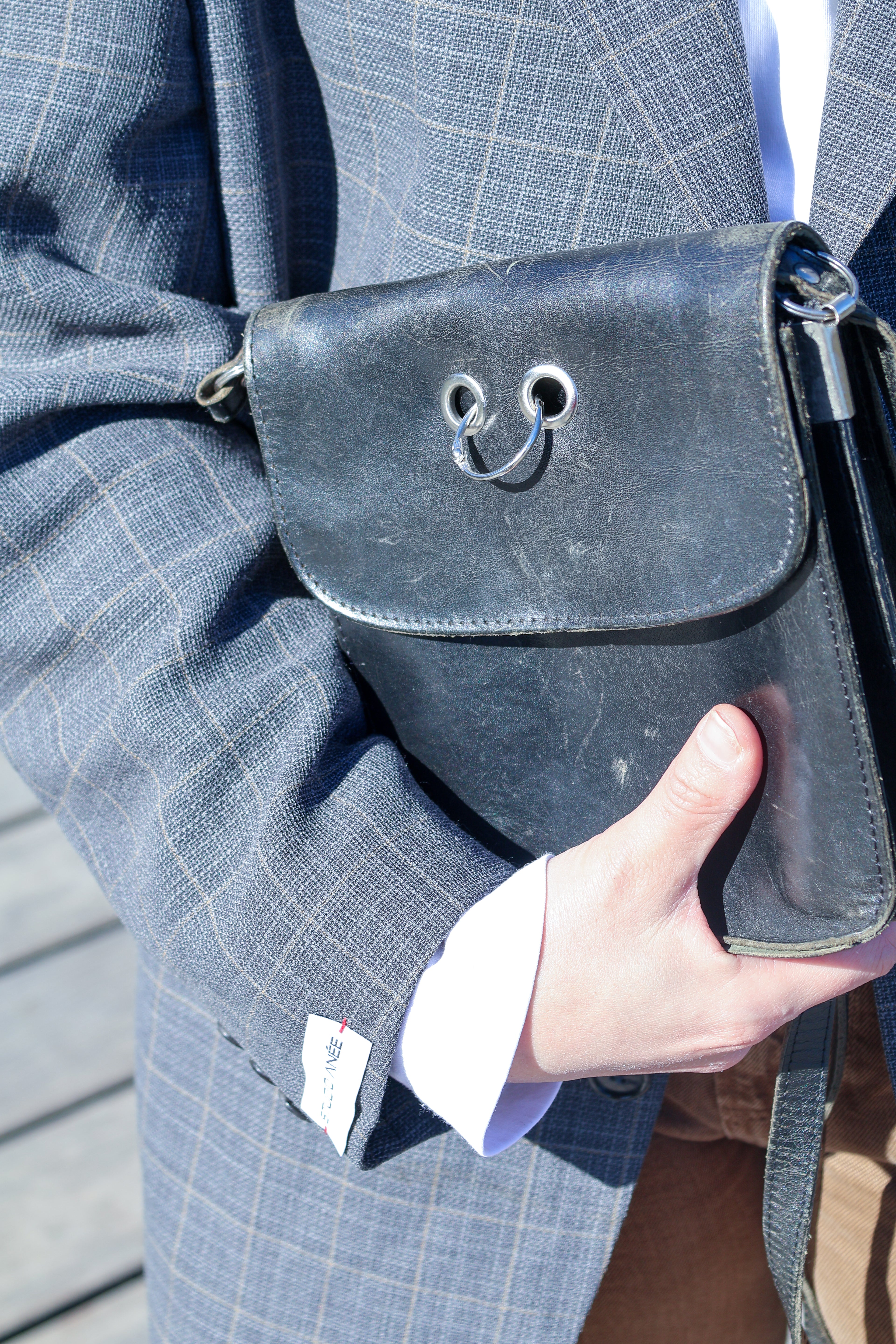 Zwarte crossbody tas