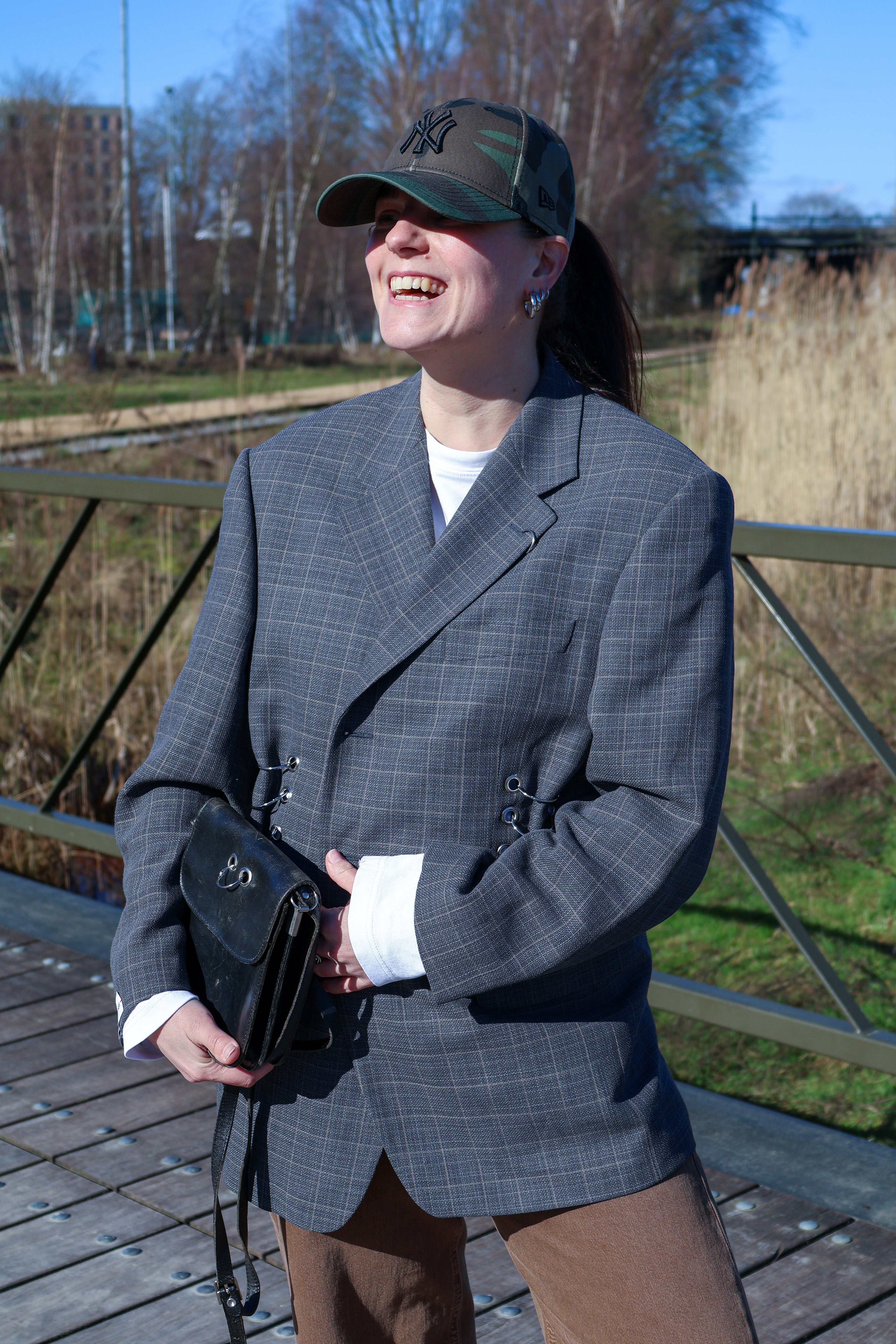 Zwarte crossbody tas